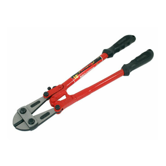 18" Bolt Cutters / Croppers - HI Carbon Steel Blades and Rubber Grips image {1}
