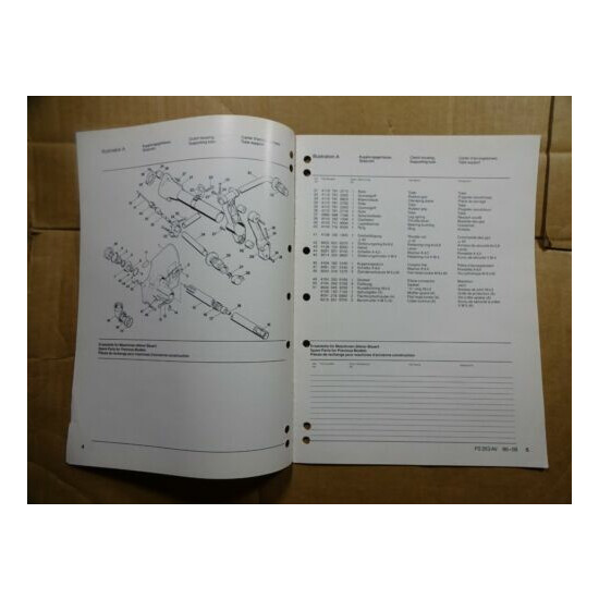 Stihl FS 353 AV Trimmer Parts Catalog List Manual 9/86 image {3}