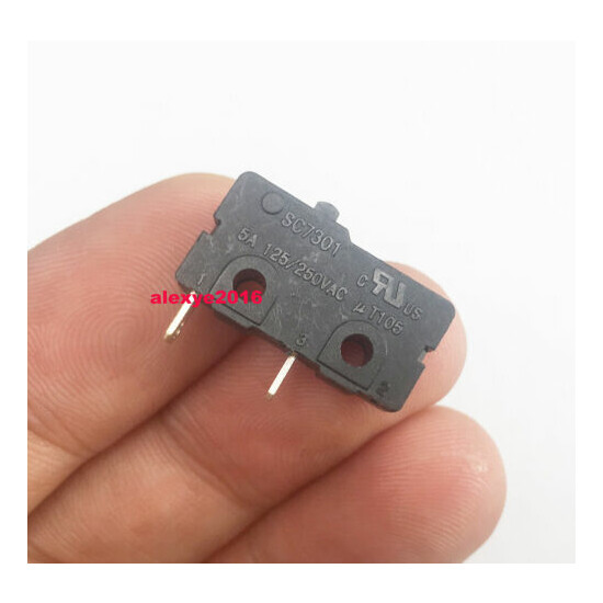 BAOKEZHEN SC7301 Micro Limit Switch COM And NO 2 Pins 5A 125/250VAC No Lever image {2}