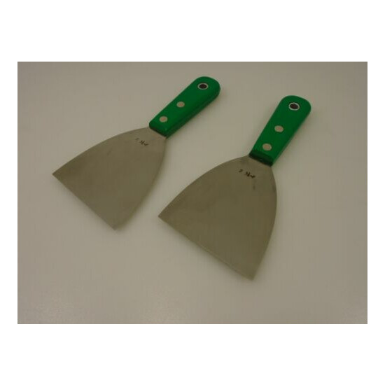 R Murphy USA Set of (2) Scrapers Tools S-3 1/2 F Shamrock Brand Angled Blade New image {1}