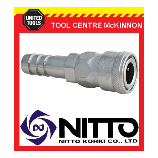 GENUINE NITTO JAPANESE MADE QUICK CUPLA AIR FITTINGS & CLAMPS- 1/4 3/8 & 1/2 BSP image {8}