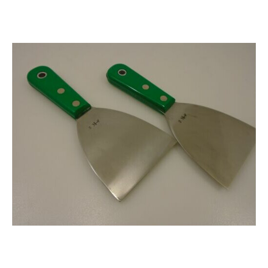 R Murphy USA Set of (2) Scrapers Tools S-3 1/2 F Shamrock Brand Angled Blade New image {2}