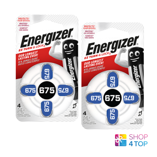 Energizer 675 Mf PR44 Hearing Aid Batteries Power Seal 1.4V Zinc Air image {3}