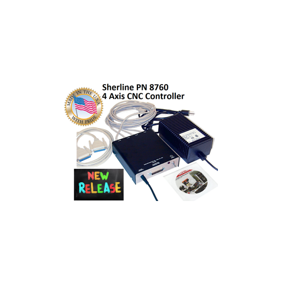 Sherline 8760 4 Axis CNC controller + Linux OS and Linux CNC software. image {1}