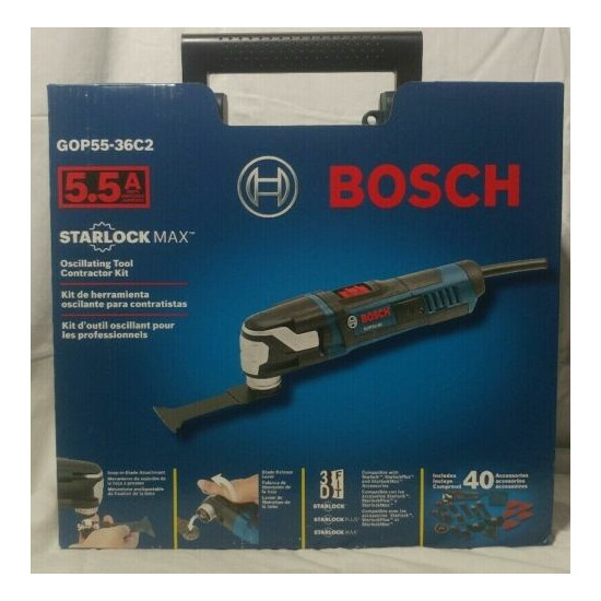 Bosch 40pc. StarlockMax Oscillating Multi-Tool Kit - GOP55-36C2  image {1}