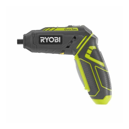 Ryobi Cordless Screwdriver Kit 1/4 in. Hex 4-Volt Quick Turn Easy Change image {1}