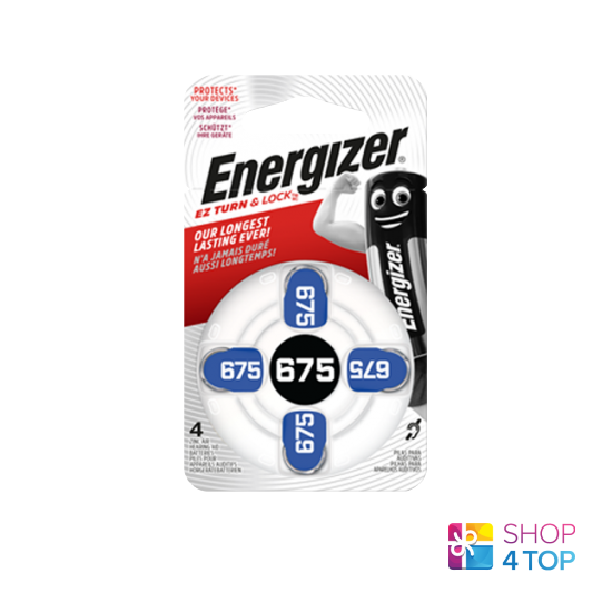 Energizer 675 Mf PR44 Hearing Aid Batteries Power Seal 1.4V Zinc Air image {2}