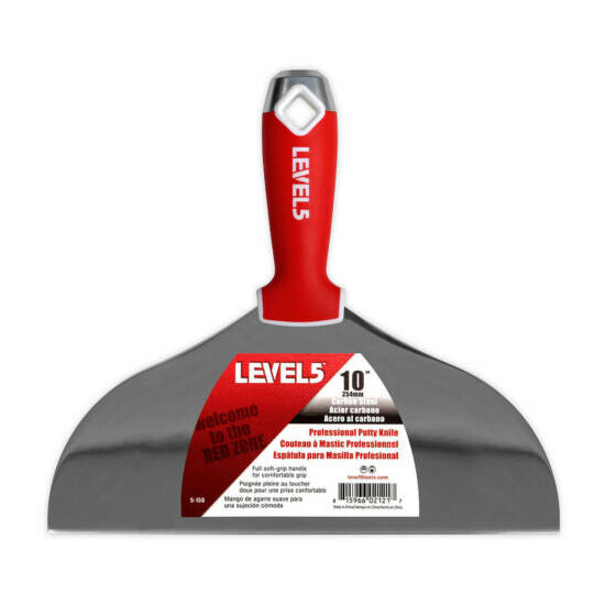 LEVEL5 #5-156 Drywall Putty Knife Carbon Steel 10" | FREE SHIPPING | NIB image {1}