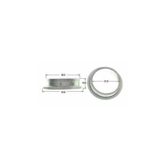 28010 GG-Tools Scales Ring Adjustment Wheel Silver Plated  image {1}