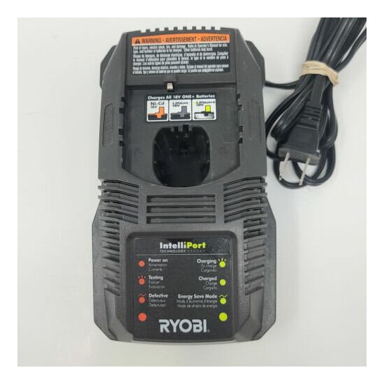 Ryobi P118 Battery Charger 18v One+ Plus IntelliPort image {2}