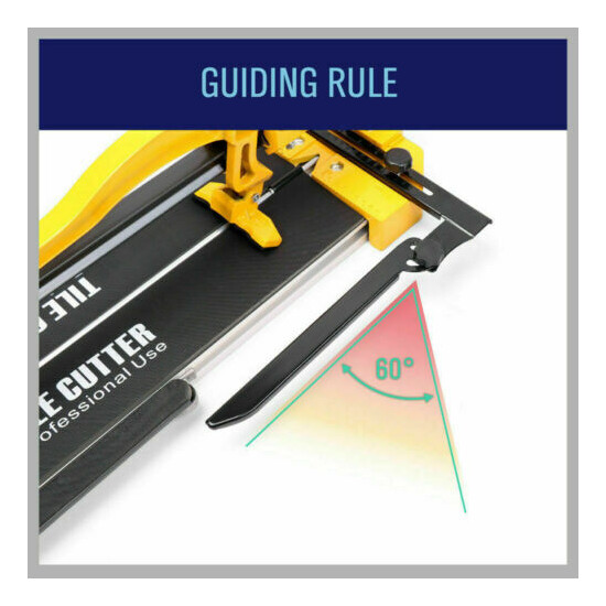 600mm Manual Tile Cutter Laser Guide Home Pro Tile Cutting Machine Heavy Duty image {10}