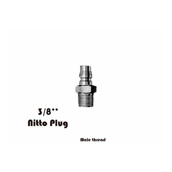 Nitto Type air hose male female fitting barb coupler socket coupling 1/4" 3/8" image {3}