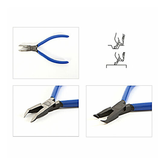 115mm Round Shap Edge Plastic Nippers EP-115R w/Coil Spring for Plastic Cutting  image {2}