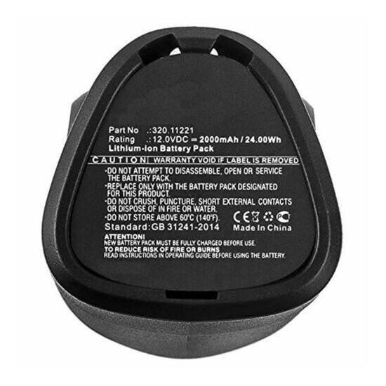 2000mAh 12V 320.11221 12211 Battery Replacement for Craftsman NEXTEC Power Tools image {3}