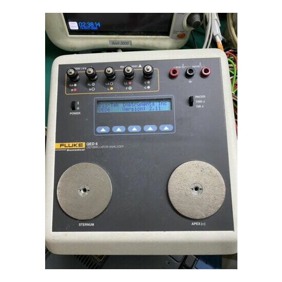 Fluke Biomedical Bio-Tek ECG QED 6 Tester Analyzer For DEFIB AED Calibration image {1}
