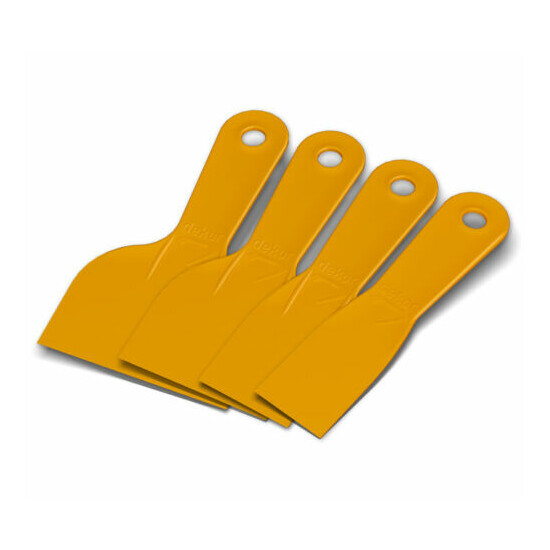 Dekor Plastic Spatula Set (Putty Knives/Scrapers, 4 Pieces) [Code: 142] image {2}