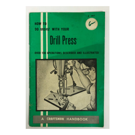 1969 Sears Drill Press Hand Book Guide image {1}