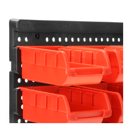 Wall Mounted Storage Bins & Backboards Tool Organiser Shed Shelving Pukkr image {4}