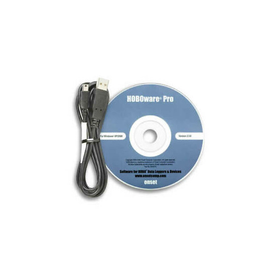 Onset BHW-PRO-USB HOBOware Pro Graphing and Analysis Sftwr, USB Drive image {1}