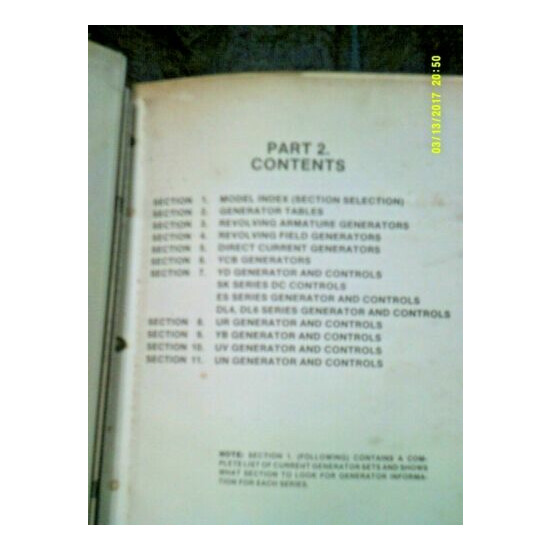 Shop Used Onan Generators and Controls Master Service Manual Binder 1977-1982 image {2}