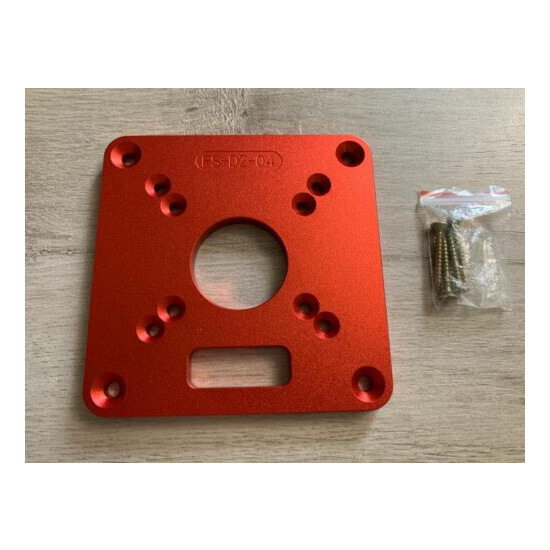 Universal Router Table Insert Plate Woodworking Bench Trimmer Engraving Aluminum image {1}