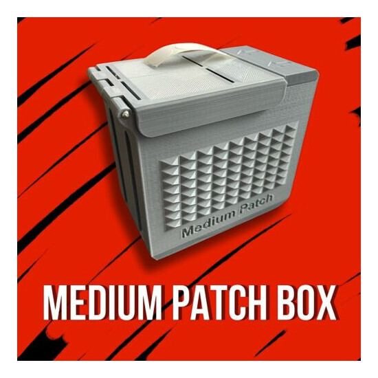 Target Patch Box for Sports Shooting.Patch Dispenser. Double Patch Rolls Holder. image {3}