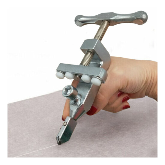 Easy Glide Glass Tile Cutter Ceramic Cut Alu Alloy Hand Glass Cutting Tool NEW image {3}