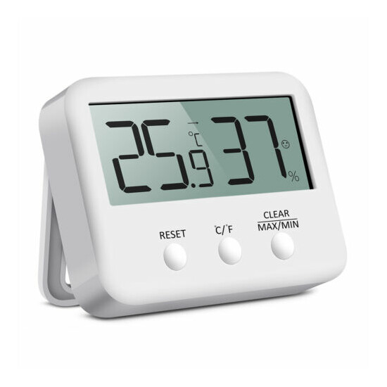 Digital LCD_Display Outdoor Indoor Thermometer Hygrometer Temperature Humidity image {2}