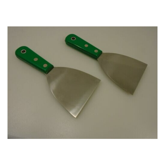 R Murphy USA Set of (2) Scrapers Tools S-3 1/2 F Shamrock Brand Angled Blade New image {4}