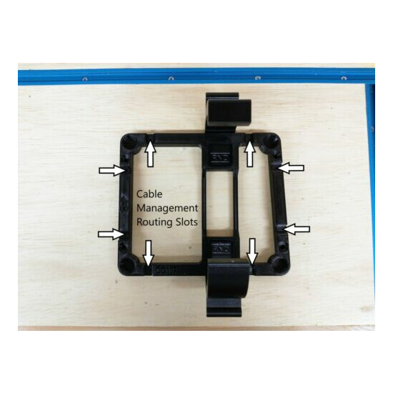 Wall Mount Holder for Makita DC18RA Charger With Optional 18V Battery Mounts image {3}