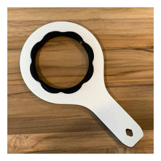 Wrench for toilet flush valve nut - multiple sizes available image {20}