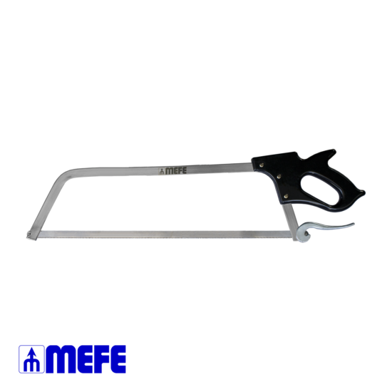 Butcher Meat Saw 25" (635mm) Cam Lock - Stainless Steel & SS Blade (CAT 12325S) image {1}