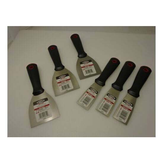 Hyde Value Series 6pc Bundle 1.5" Putty Knives & 3" Joint Knives Flex Blades New image {1}