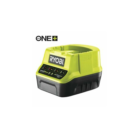 Brand New Ryobi ONE+ RC18120 Intelliport Charger for 18V ONE+ Batteries, 2Ah image {1}