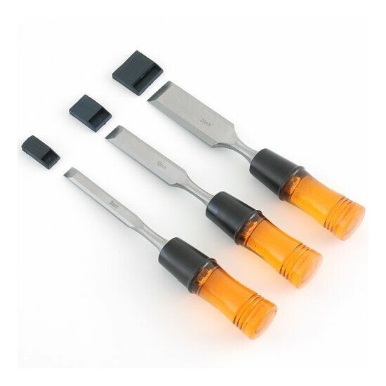 Japanese and-Value Chisels NOMI Oire 3pcs Short from Carpenter Tool  image {2}