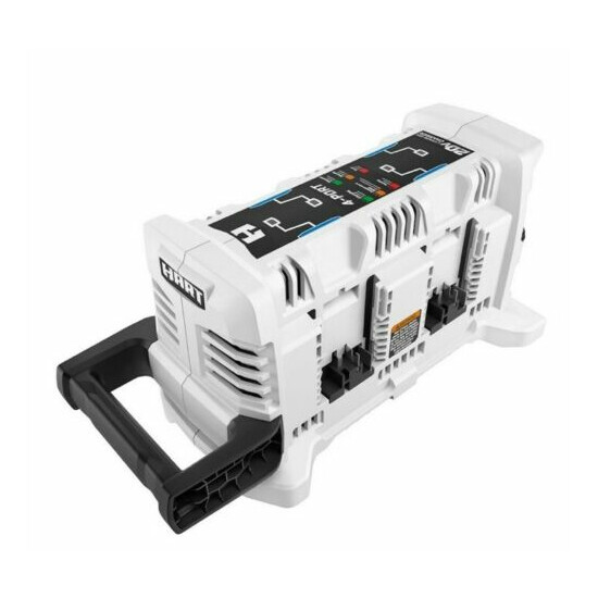 HART 4 PORT 20-Volt Lithium-Ion 4-Port Fast Charger (Batteries Not Included) image {1}
