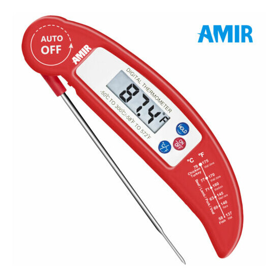 LCD Digital_Probe Thermometer Temperature For Kitchen Milk Cooking BBQ Meat Food image {1}