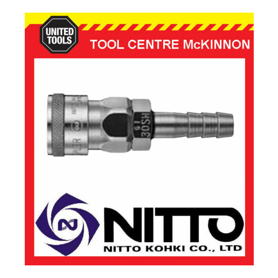 GENUINE NITTO JAPANESE MADE QUICK CUPLA AIR FITTINGS & CLAMPS- 1/4 3/8 & 1/2 BSP image {7}