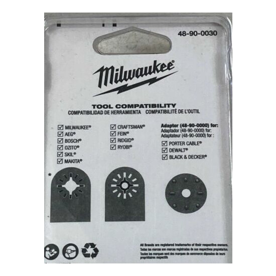 Milwaukee 1 1/4" x 3 3/4" High Carbon Steel Oscillating Multi-Tool Blade image {6}