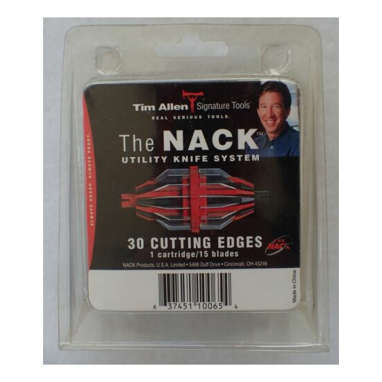 NEW QUICK CHANGE CARTRIDGE FOR NACK UTILITY KNIFE (15 BLADES, 30 CUTTING EDGES) Thumb {2}