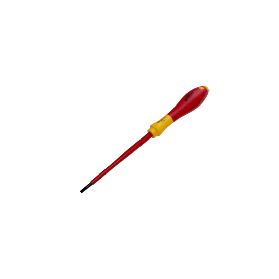 WIHA 00822 Electrician VDE Slotted 3.5mm Screwdriver Insulated SoftFinish 1000v Thumb {2}