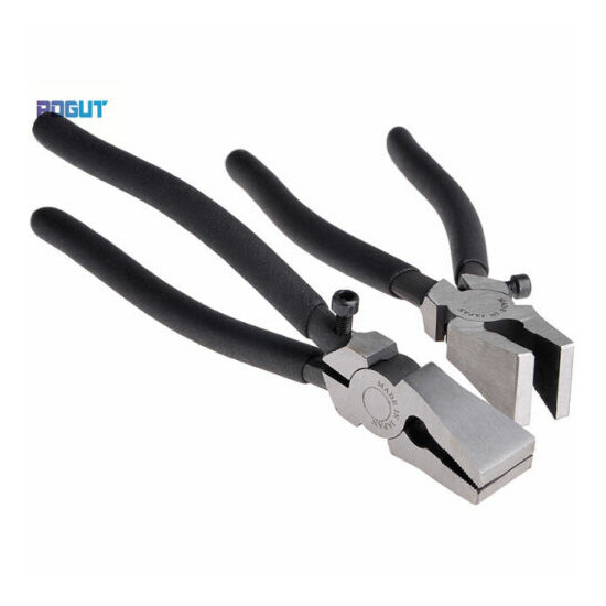 Glass Breaking Pliers With Flat Nozzle for Glass Stained Glass Mosaics Pendiing  image {3}
