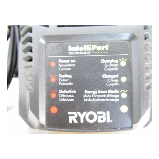 Ryobi P118 Lithium Ion Dual Chemistry Battery Charger for One+ 18 Volt Batteries image {3}