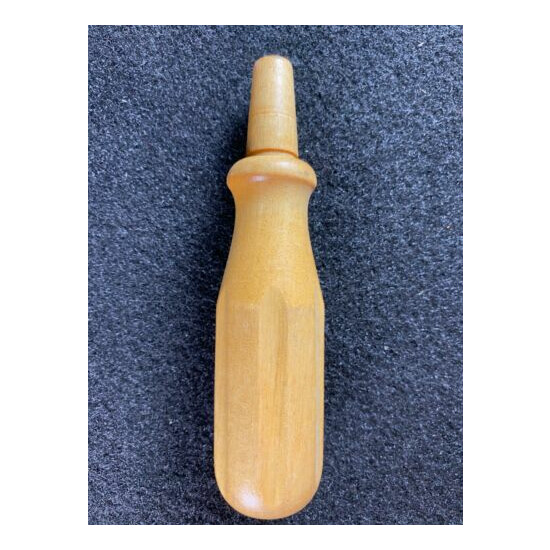 New Grooved Wooden Handle for Screwdriver, Chisel, File, Rasp, Etc. image {1}