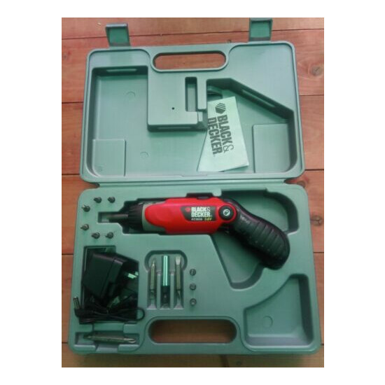 Black And Decker Cordless Electric Screwdriver .KC 9036. image {1}