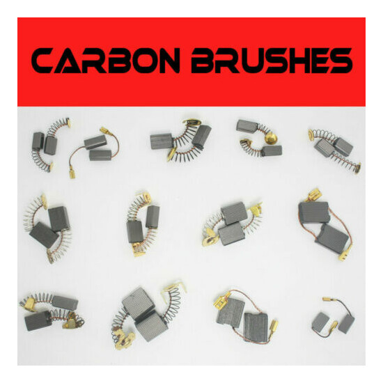 20Pcs Carbon Brushes Repairing Part Tool Various Size For Electric Motor Generic image {3}
