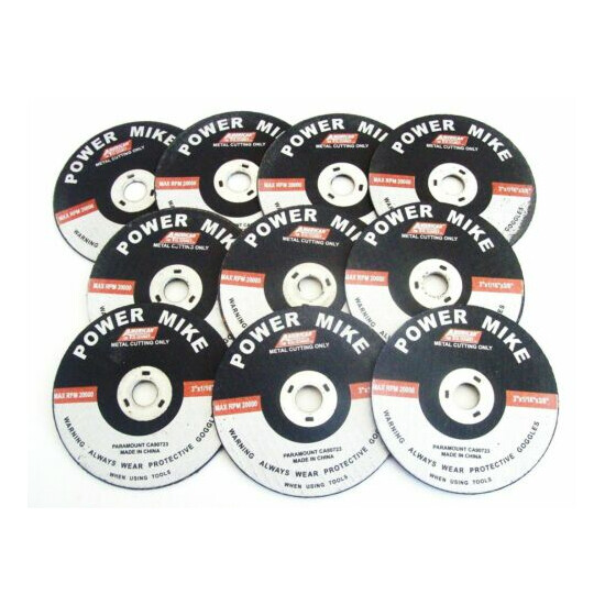 20 ATE PRO POWER MIKE 3" AIR CUT-OFF WHEELS DISC 1/16" THICK METAL CUTTING 40146 image {1}