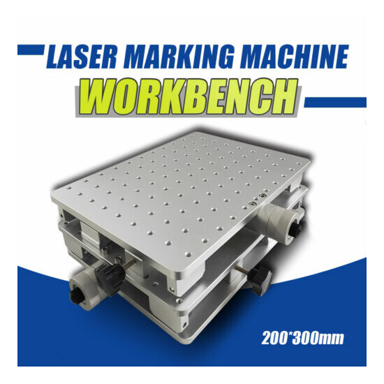 2D Workbench X/Y Axis Moving Table 300x220MM for Laser Marking Engraving Machine image {2}