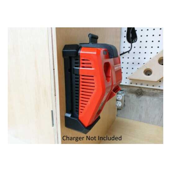 Wall Mount for Milwaukee M12 & M18 Charger (Model 48-59-1812 / 48-59-1808 Rapid) image {21}