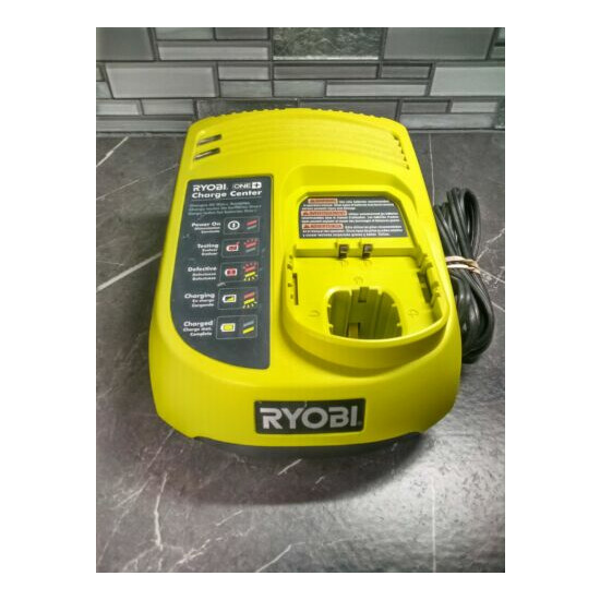 Ryobi One+ Charge Center 18 Volt P113 Battery Charger Charges all One+ Batteries image {1}